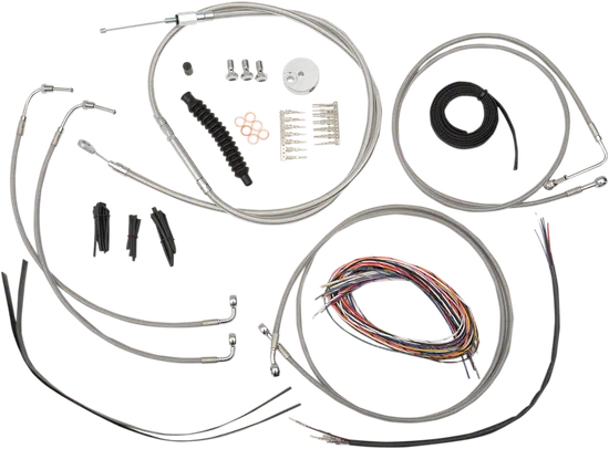 LA Chopper Stainless Steel 15-17 Handlebar Controls Kit wo ABS