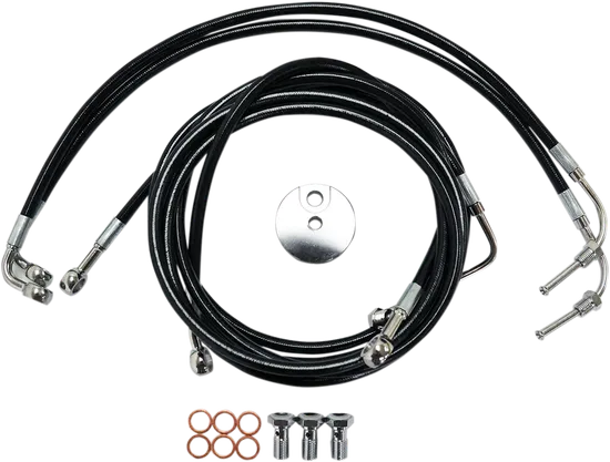 LA Choppers Front Brake Line Kit use w Mini Ape Hangers