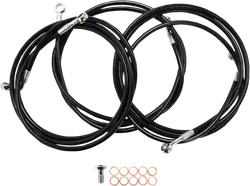 LA Choppers Front Brake Line Kit use w 12-14 in Ape Hangers