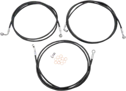 LA Choppers Front Brake Line Kit use w 18-20 in Ape Hangers