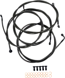 LA Chopper Midnight Std Mini Ape Hanger Handlebar Controls Kit w ABS