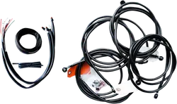 LA Chopper 12-14in Midnight Handlebar Controls Kit w ABS