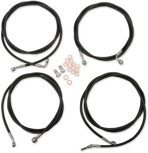 LA Chopper STD Black 18-20in Handlebar Controls Kit w ABS 1