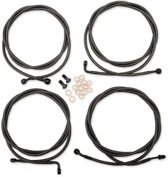 LA Chopper 18-20in Midnight Std Handlebar Controls Kit w ABS
