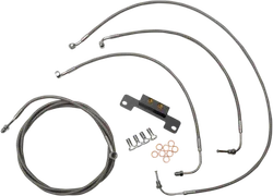 LA Chopper Std SS 12-14in Ape Hanger Controls Kit wo ABS