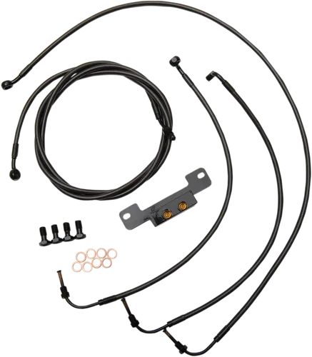 LA Chopper 18-20in Midnight Std Handlebar Controls Kit wo ABS