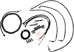 LA Chopper 12-14in Midnight Handlebar Controls Kit wo ABS