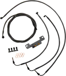 LA Chopper 12-14in Midnight Std Handlebar Controls Kit w ABS