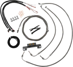 LA Chopper Stainless Steel Stock Ape Handlebar Controls Kit w ABS