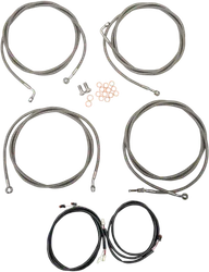 LA Choppers Stainless Steel Plug and Play 12-14 Controls Kit w ABS