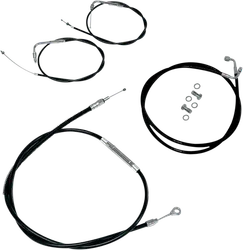 LA Chopper STD Black 12-14in Handlebar Controls Kit