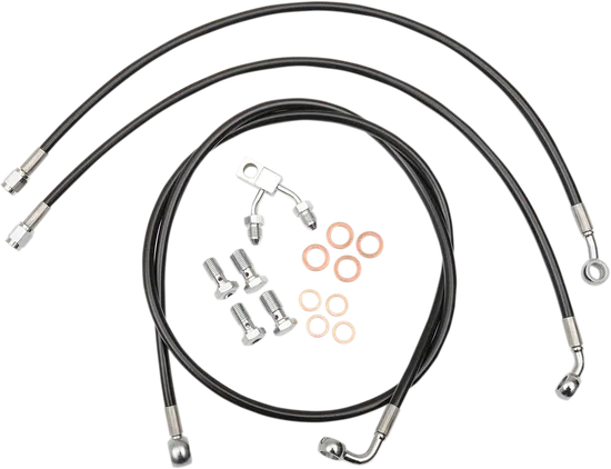 LA Choppers Front Brake Line Kit use w 15-17 in Ape Hangers
