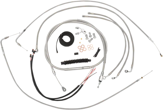 LA Chopper Stainless Steel 12-14 Handlebar Controls Kit w ABS