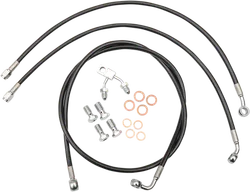 LA Choppers Front Brake Line Kit use w 12-14 in Ape Hangers