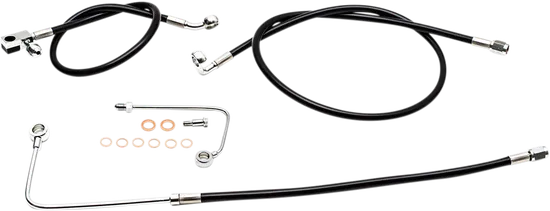 LA Choppers Front Brake Line Kit use w 12-14 in Ape Hangers