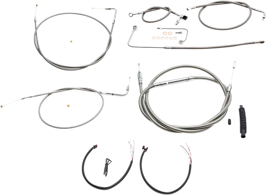 LA Chopper Stainless Steel 12-14 Handlebar Controls Kit w ABS