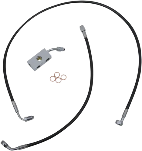 LA Choppers Front Brake Line Kit use w 12-14 in Ape Hangers
