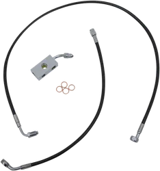 LA Choppers Front Brake Line Kit use w 12-14 in Ape Hangers