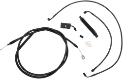 LA Chopper 12-14in Midnight Std Handlebar Controls Kit w ABS