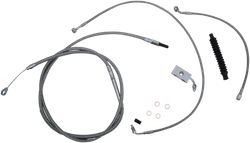 LA Chopper Std SS 15-17in Ape Hanger Controls Kit w ABS