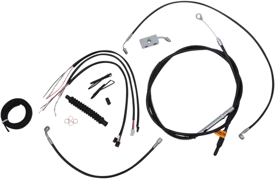 LA Chopper 12-14in Black Handlebar Controls Kit w ABS