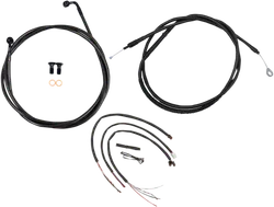 LA Chopper 12-14in Midnight Handlebar Controls Kit wo ABS