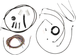 LA Chopper 15-17in Midnight Handlebar Controls Kit wo ABS