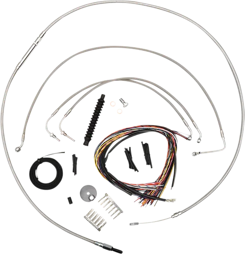 LA Chopper Quick Connect Stainless Steel 12-14 Handlebar Controls Kit wo ABS