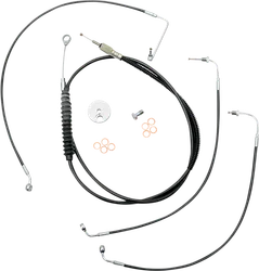 LA Chopper Blk Quick Connect Handlebar Controls Kit use w Mini Ape Hangers w ABS