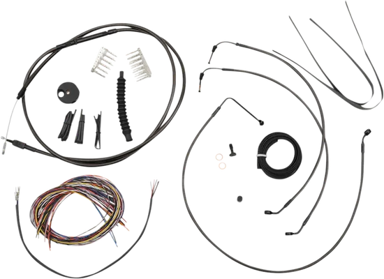 LA Chopper Midnight Mini Ape Handlebar Controls Kit