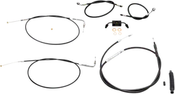 LA Chopper STD Black 15-17in Handlebar Controls Kit w ABS