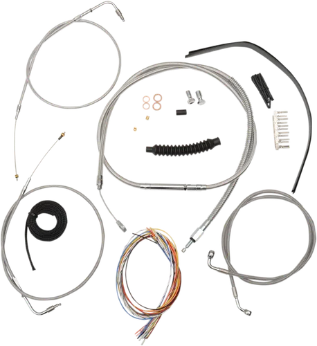 LA Chopper Stainless Steel 15-17 Handlebar Controls Kit wo ABS