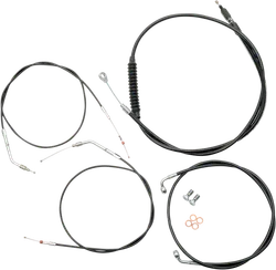 LA Chopper STD Black Handlebar Controls Kit use w Mini Ape Hangers wo ABS