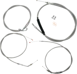 LA Chopper Std SS 18-20in Ape Hanger Controls Kit wo ABS