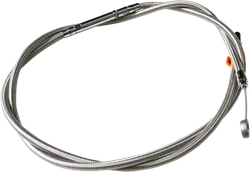 LA Choppers 15-17in Stainless Steel Clutch Cable