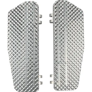 LA Choppers Raw Aluminum County Floorboard Pair