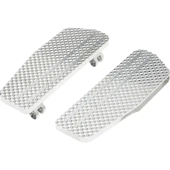 LA Choppers Raw Aluminum County Floorboard Pair