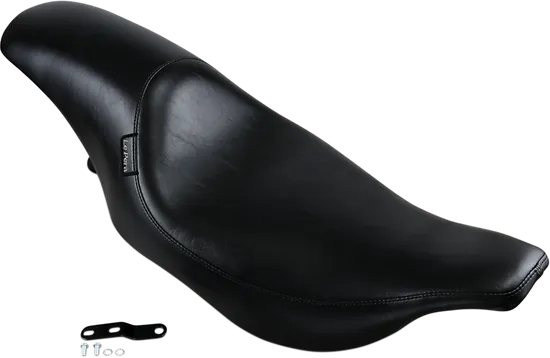 Le Pera Black Smooth Silhouette Full Seat