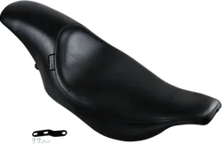 Le Pera Black Smooth Silhouette Full Seat
