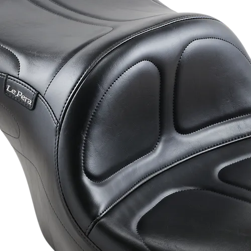 Le Pera Black Stitched Maverick Seat