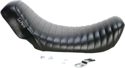 Le Pera Black Pleated Bare Bones Solo Seat