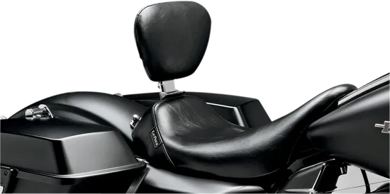 Le Pera Black Bare Bones Solo Seat w Backrest