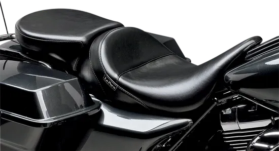 Le Pera Black Aviator Wide Pillion Pad Seat