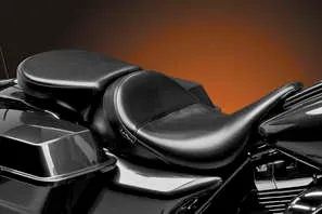 Le Pera Black Aviator Wide Pillion Pad Seat