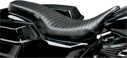 Le Pera Black Pleated Cobra 2up Seat