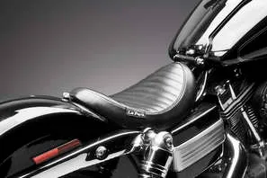 Le Pera Black Lil Nugget Pleated Solo Seat