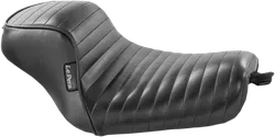 Le Pera Black Pleated Sprocket Solo Seat
