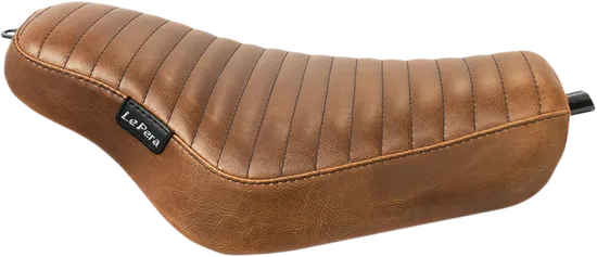 Le Pera Brown Pleated Streaker Solo Seat