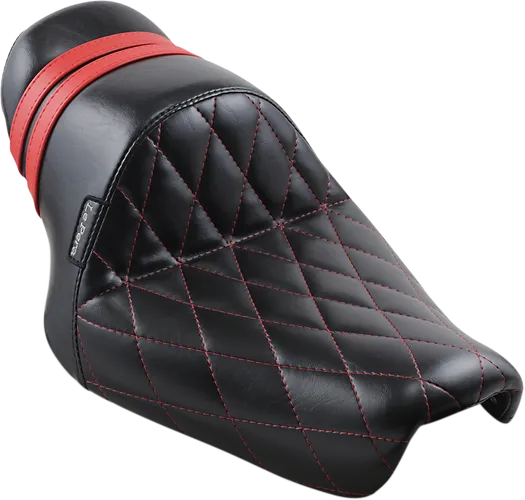 Le Pera Black w Red Diamond Stitch Stubs Spoiler Solo Seat 3