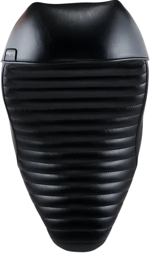 Le Pera Black Pleated Stubs Cafe Solo Seat